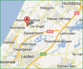 Caravanstalling Nieuw Overgeest kaart